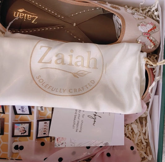Zaiah Bridesmaid Hamper (Pre-Order) – Customized Jutti & Handmade Magnet by WorkOfHands